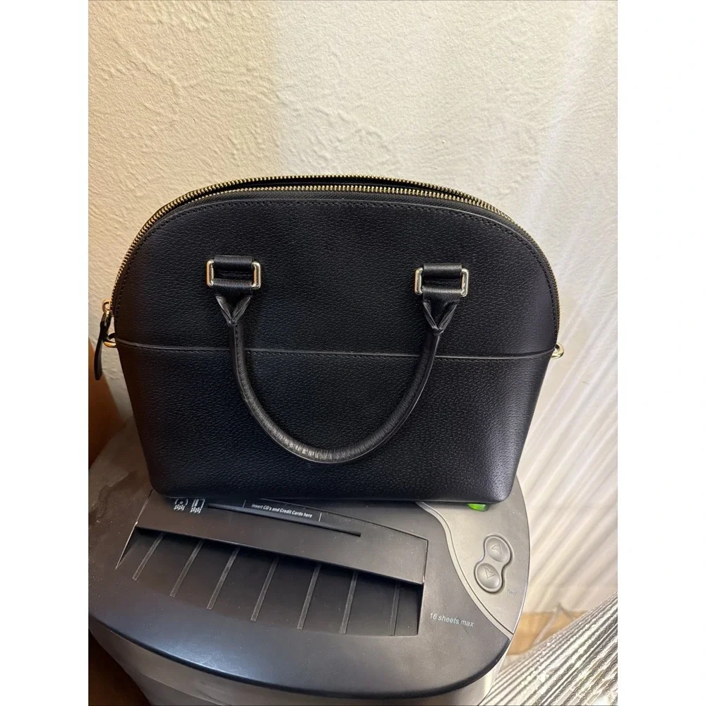 Kate Spade Grove Street Carli Black Leather Dome Satchel